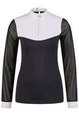 Pikeur Ladies Competition Blouse Black/White