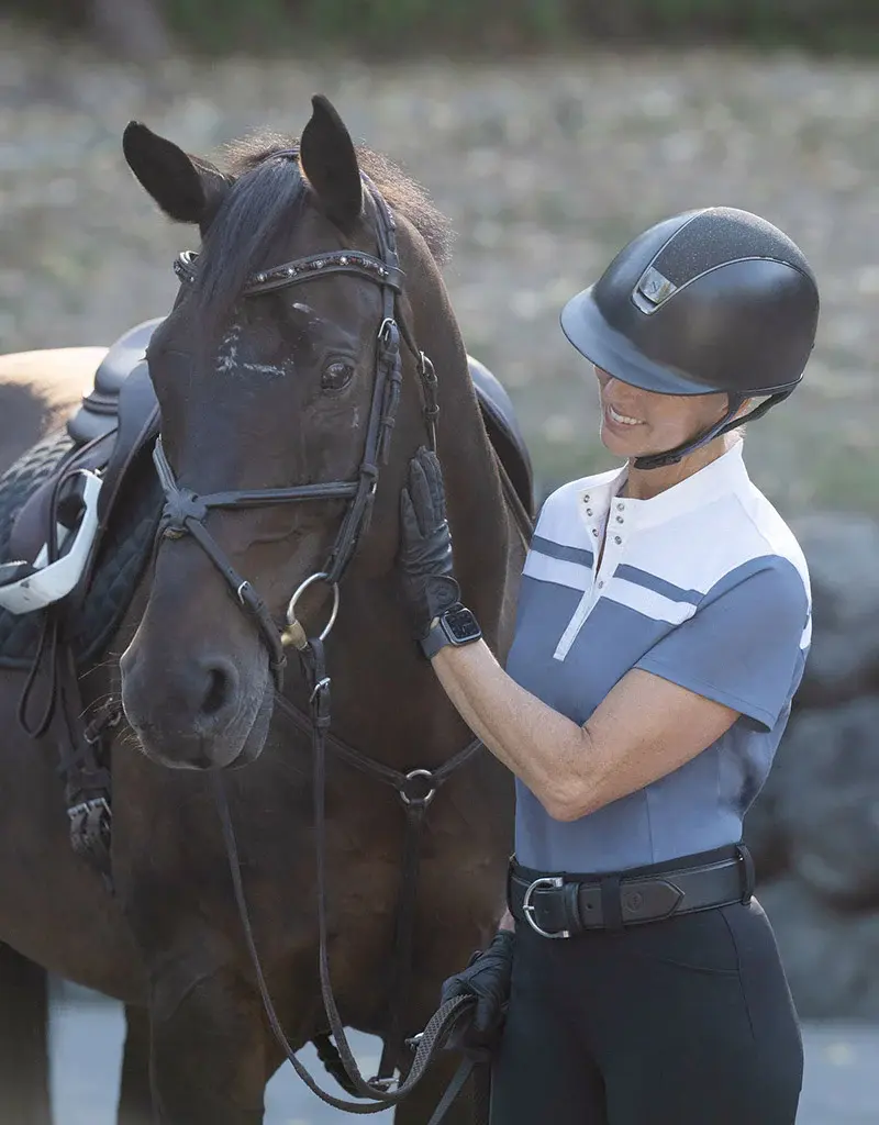 Kerrits Kerrits Ladies Show Off Short Sleeve Clinic Shirt Dusty Blue