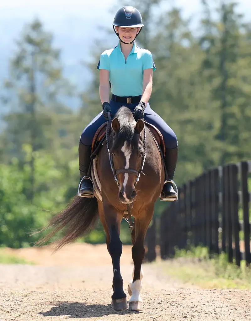 Kerrits Kerrits Kids Agility Coolcore Short Sleeve Shirt Turquoise