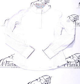 RJ Classics RJ Classics Tori Jr 2.0 Long Sleeve Show Shirt White/Glam Time