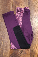 Kerrits Kerrits Kids Knee Patch Performance Tights Plum/Blush Lucky Cascade