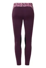 Kerrits Kerrits Kids Knee Patch Performance Tights Plum/Blush Lucky Cascade