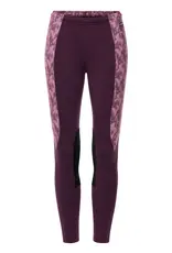 Kerrits Kerrits Kids Knee Patch Performance Tights Plum/Blush Lucky Cascade