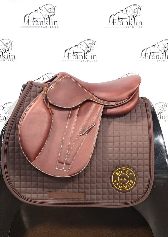 Butet Butet Premium Integrated L 15.5" Seat 1.5 Flap Standard Tree Gold Saddle