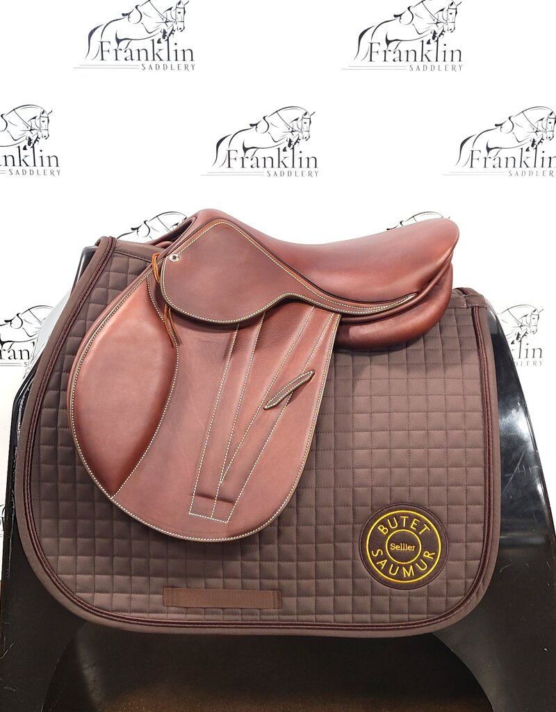 Butet Butet Premium Integrated L 15.5" Seat 1.5 Flap Standard Tree Gold Saddle