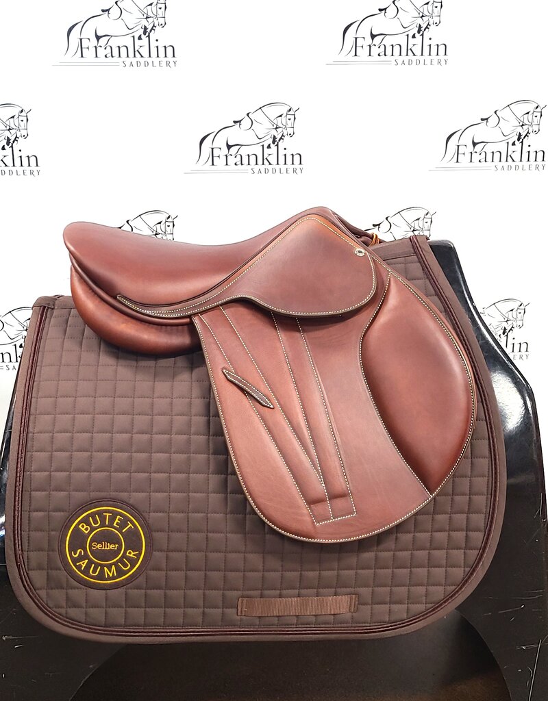 Butet Butet Premium Integrated L 15.5" Seat 1.5 Flap Standard Tree Gold Saddle