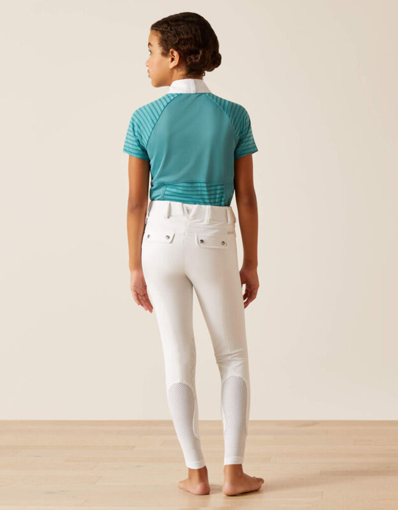 Ariat Ariat Youth Tri Factor Grip Knee Patch Breech White