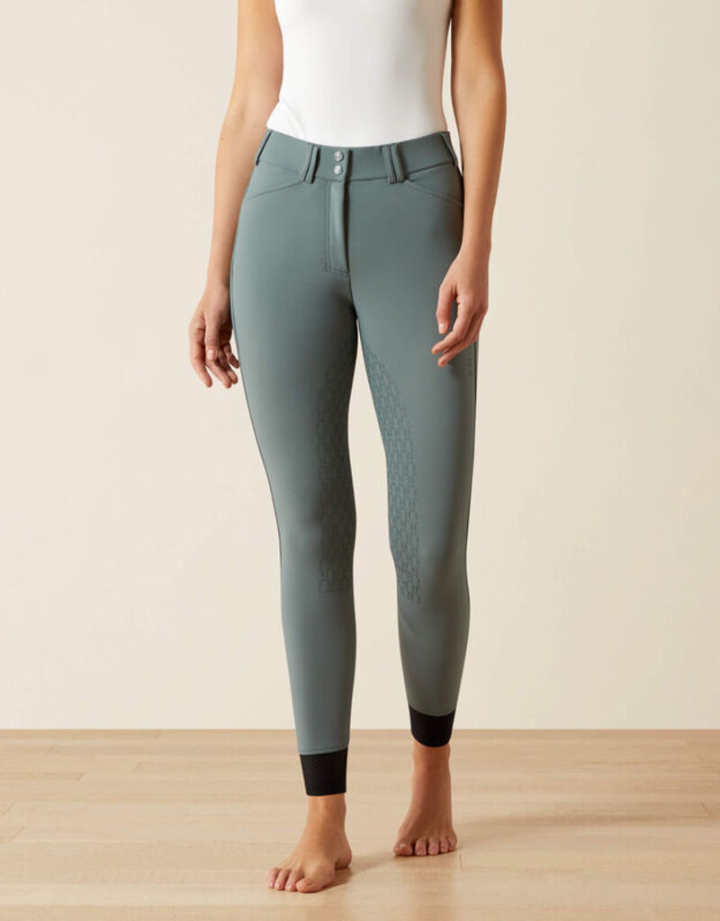 Ariat Ariat Women's Tri Factor Vivacity Heat Half Grip Breech Steel Sage