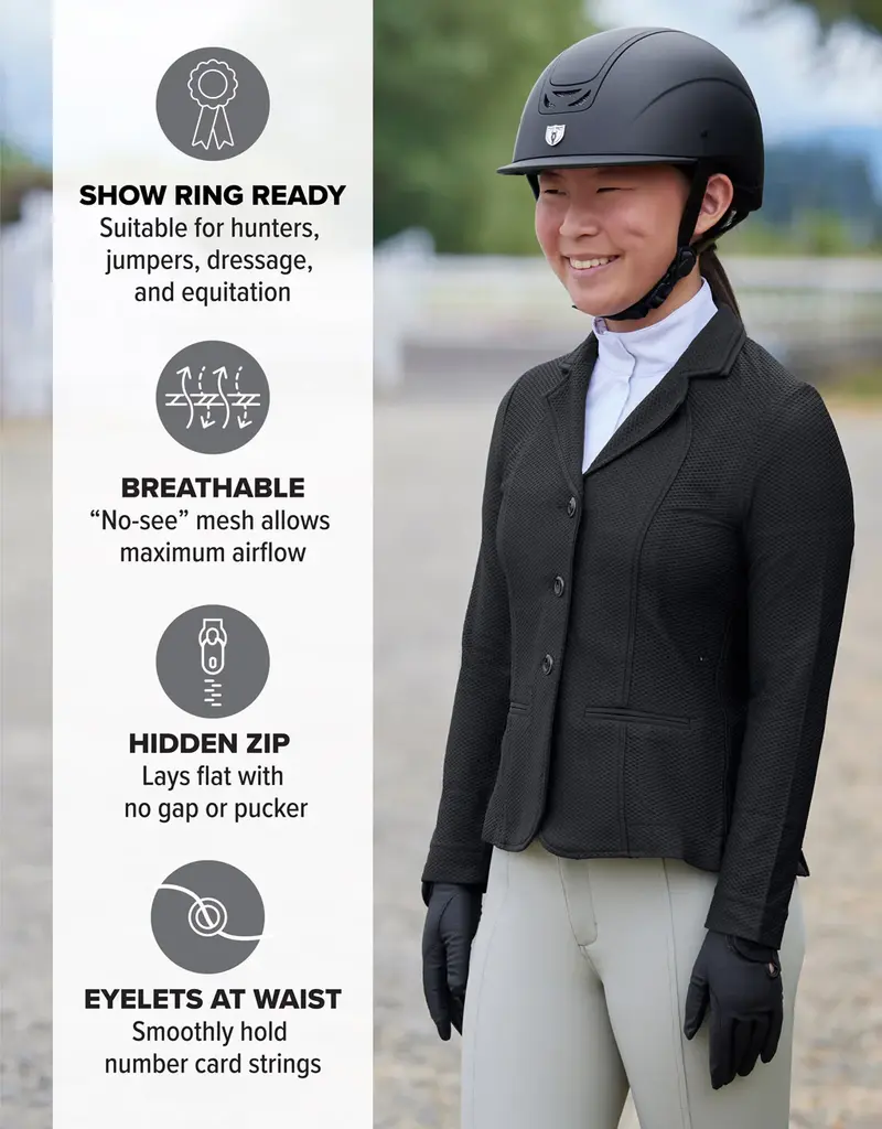 Kerrits Kerrits Kids Affinity Aero Show Coat Black