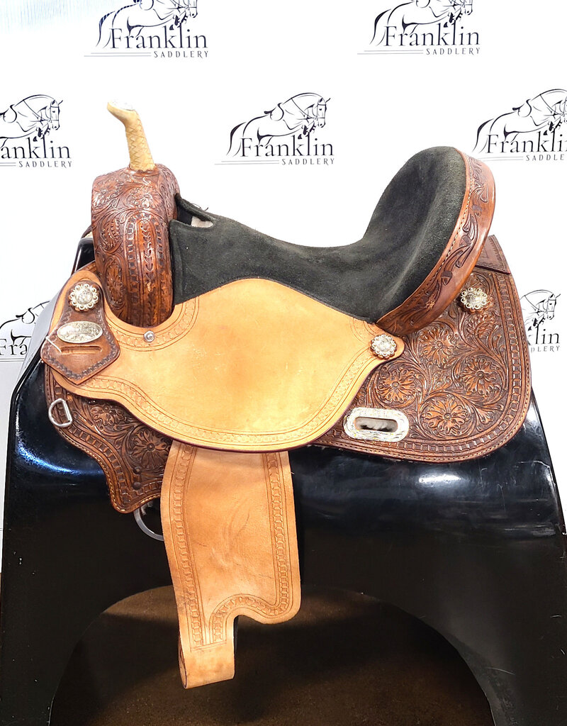 Hilason Western Saddle 15.5" Seat Flex Tree Consignment #867