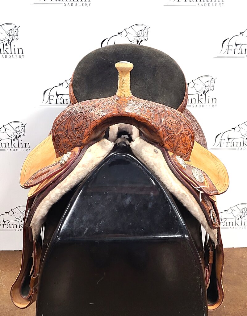 Hilason Western Saddle 15.5" Seat Flex Tree Consignment #867