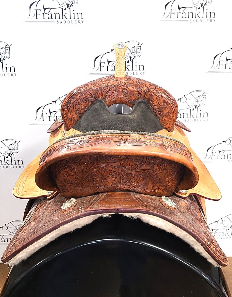 Hilason Western Saddle 15.5" Seat Flex Tree Consignment #867