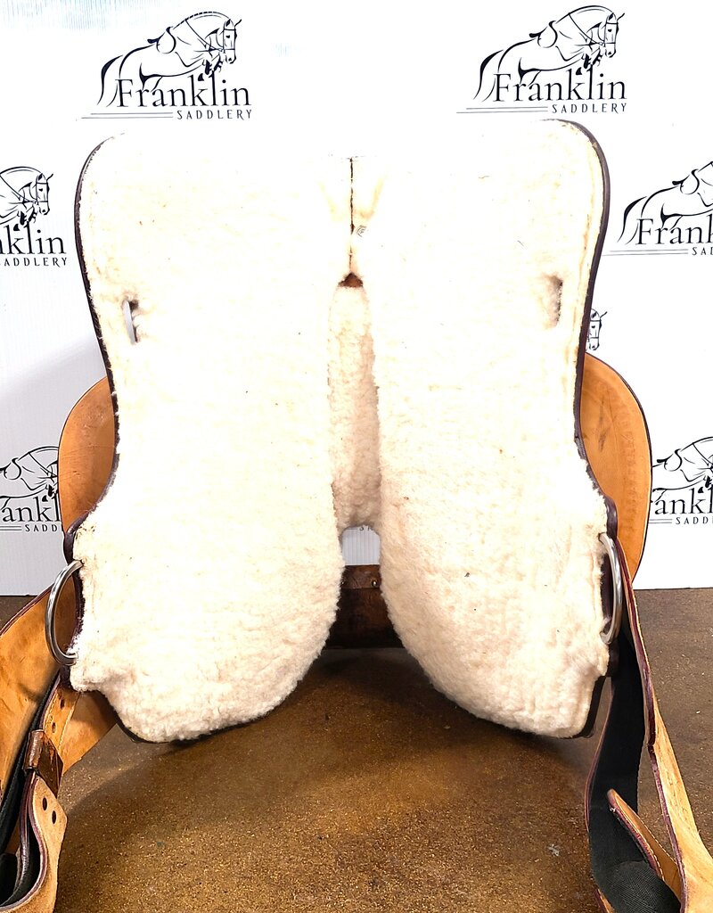 Hilason Western Saddle 15.5" Seat Flex Tree Consignment #867