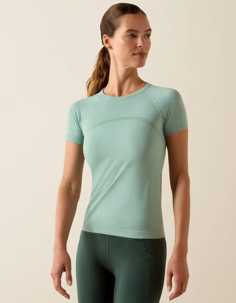 Ariat Ariat Women's Sustain Short Sleeve Baselayer Blue Surf