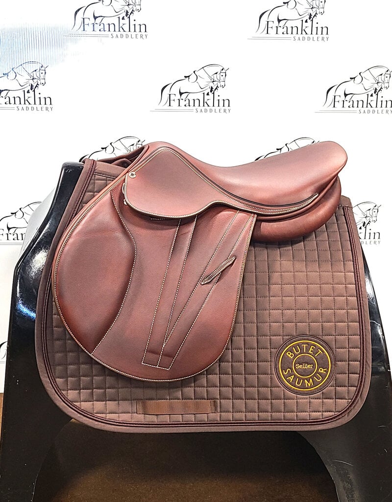 Butet Butet Premium Integrated P 16.5" Seat 2.25 Flap Standard Tree Gold Saddle