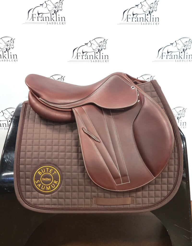 Butet Butet Premium Integrated P 16.5" Seat 2.25 Flap Standard Tree Gold Saddle