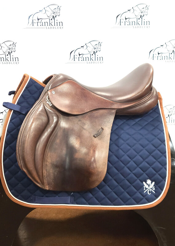 Bliss Loxley Foxhunting Saddle 18" Seat Consignment #870