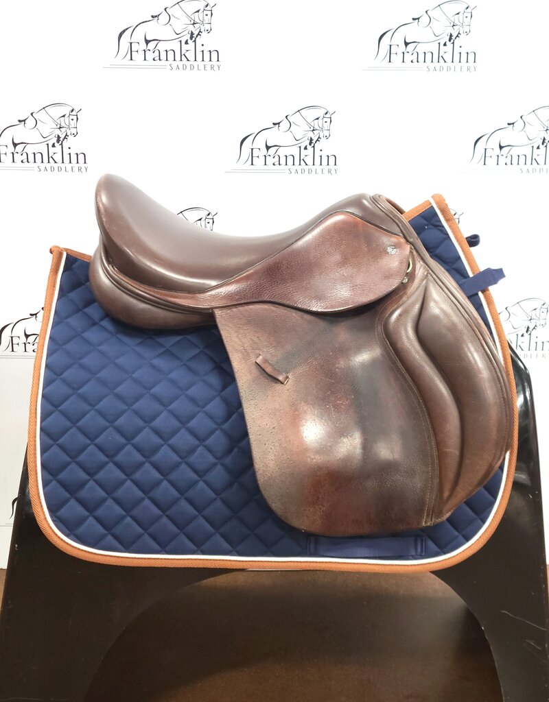 Bliss Loxley Foxhunting Saddle 18" Seat Consignment #870