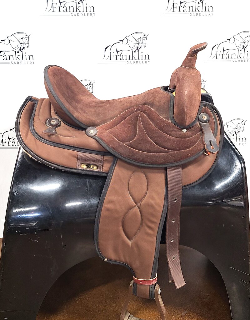Big Horn Synthetic Western Saddle 16" Seat Consignment #874