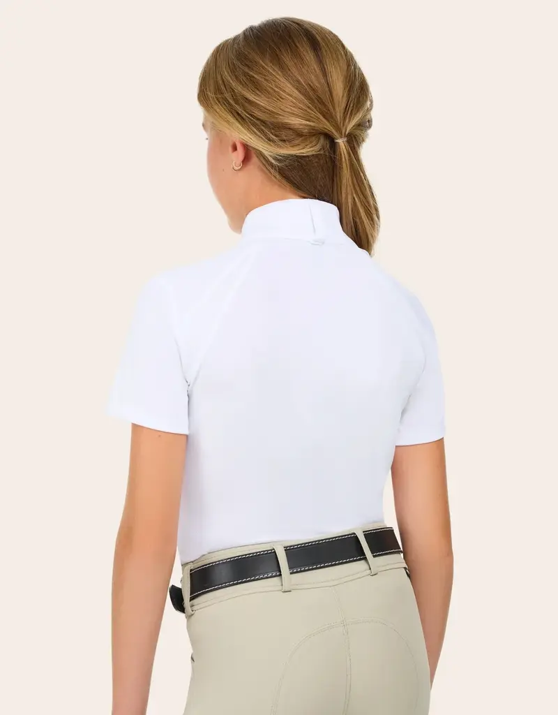 RJ Classics RJ Classics Ava Jr Short Sleeve Show Shirt White