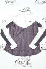 Romfh Romfh Infinity Printed Ladies Long Sleeve Show Shirt Dark Grey Lucky Shoes