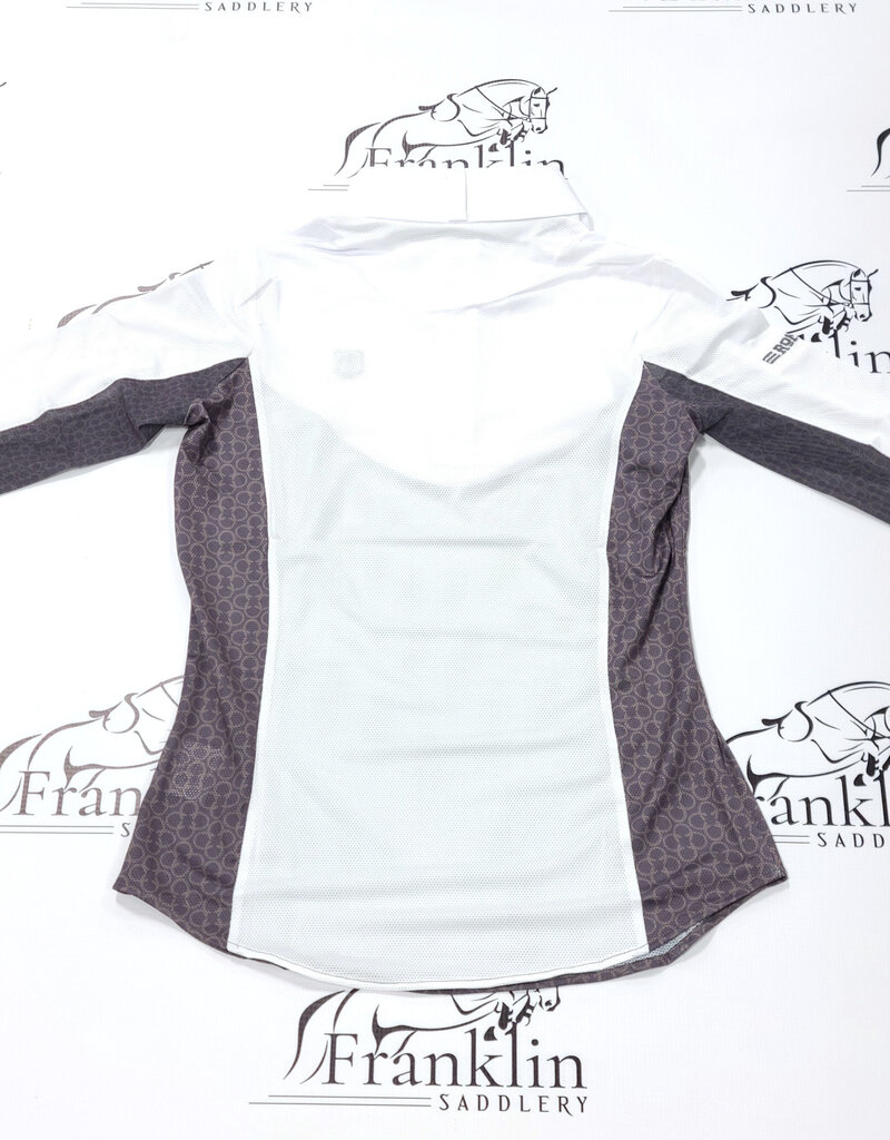 Romfh Romfh Infinity Printed Ladies Long Sleeve Show Shirt Dark Grey Lucky Shoes