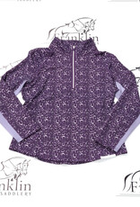 RJ Classics RJ Classics Libby Jr Long Sleeve Sun Shirt Purple Horseshoe