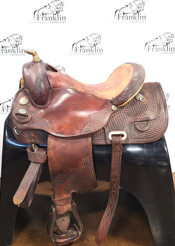 Circle Y Western Saddle 16.5" Seat Consignment #888