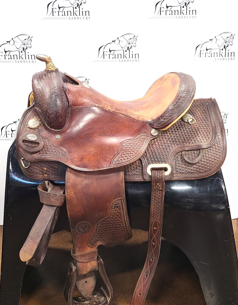 Circle Y Western Saddle 16.5" Seat Consignment #888