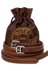 Butet Butet Standard Lined Stirrup Leathers Gold