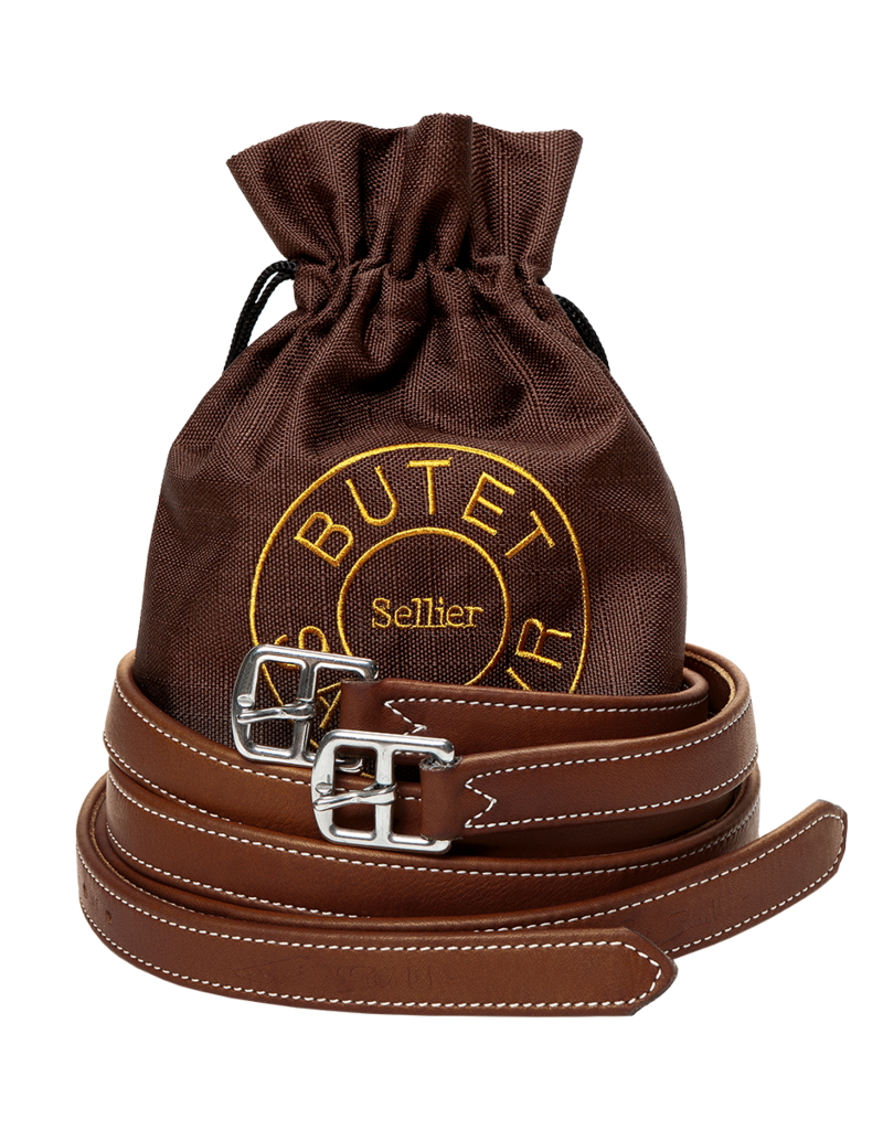 Butet Butet Standard Lined Stirrup Leathers Gold
