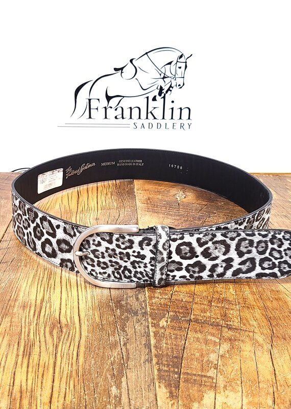 The Tailored Sportsman The Tailored Sportsman Gray Leopard Belt