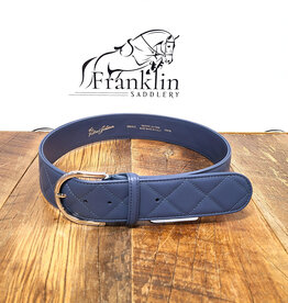 The Tailored Sportsman The Tailored Sportsman Quilted C Jeans/Silver Buckle Belt