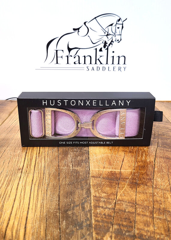 Ellany Equestrian Ellany 1.5" Wisteria With Silver Stirrup Belt