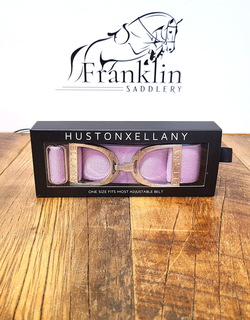 Ellany Equestrian Ellany 1.5" Wisteria With Silver Stirrup Belt