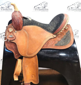 Circle Y Western Dressage Saddle 17.5" Seat Consignment #890