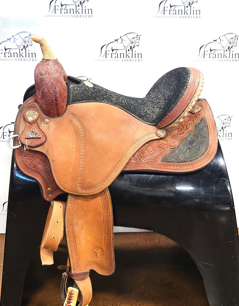 Circle Y Western Dressage Saddle 17.5" Seat Consignment #890