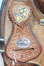 Circle Y Western Dressage Saddle 17.5" Seat Consignment #890