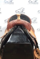 Circle Y Western Dressage Saddle 17.5" Seat Consignment #890