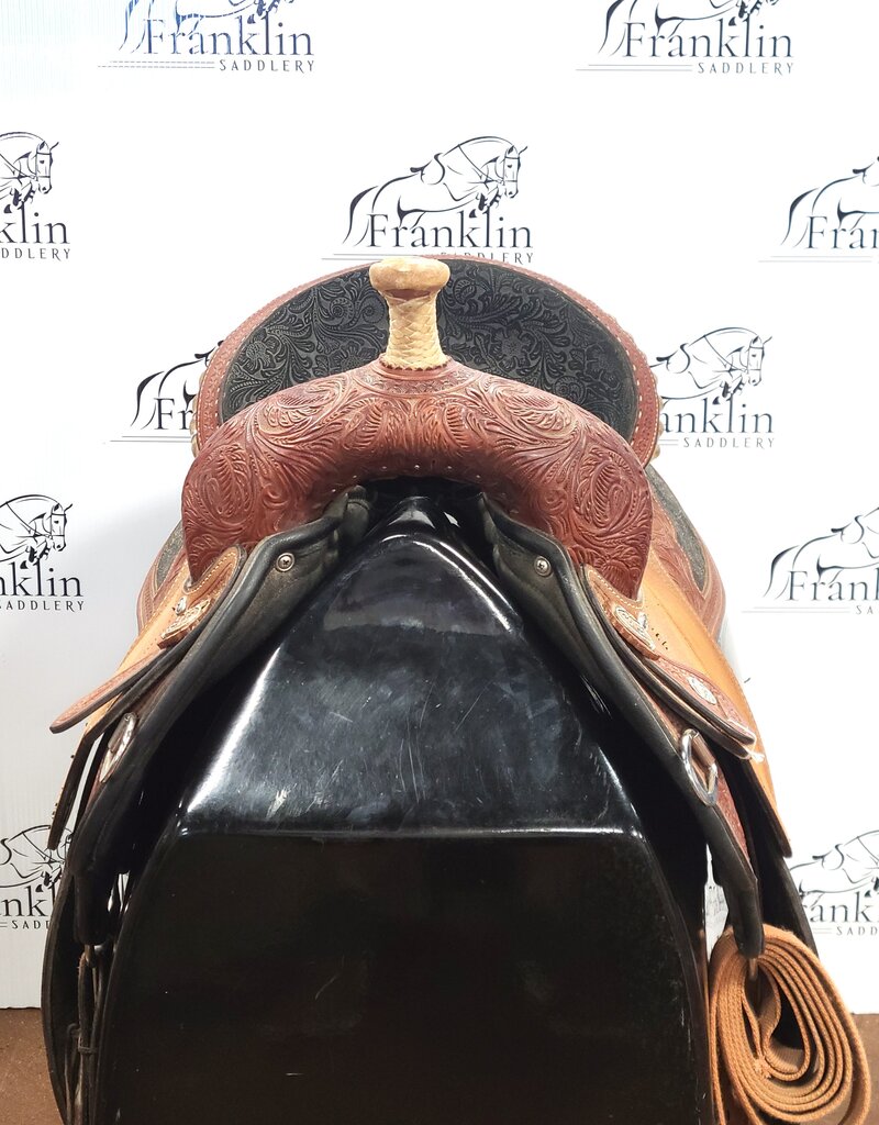 Circle Y Western Dressage Saddle 17.5" Seat Consignment #890