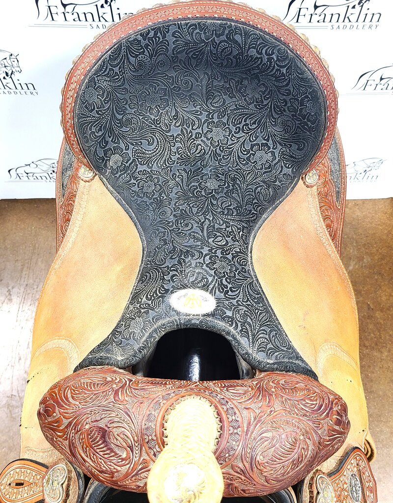 Circle Y Western Dressage Saddle 17.5" Seat Consignment #890