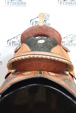 Circle Y Western Dressage Saddle 17.5" Seat Consignment #890