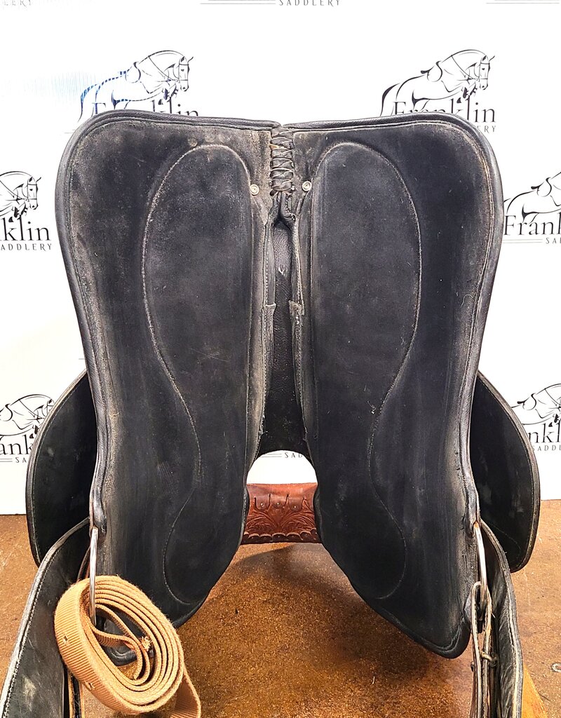 Circle Y Western Dressage Saddle 17.5" Seat Consignment #890
