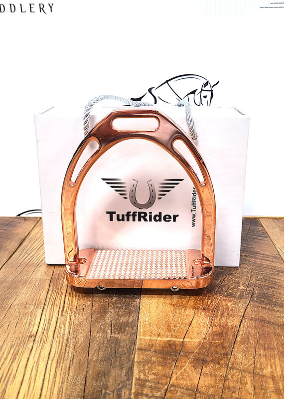 Tuffrider TuffRider Aluminum Stirrups Rose Gold 4.5"