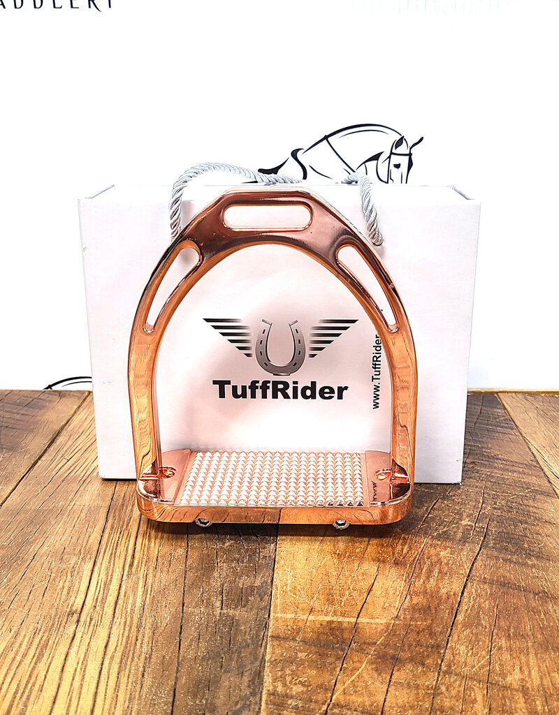 Tuffrider TuffRider Aluminum Stirrups Rose Gold 4.5"