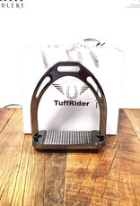 Tuffrider TuffRider Aluminum Stirrups Black Nickel 4.5"