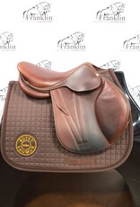 Butet Used Premium Integrated Butet L 16.5" Seat 2.75 Flap Standard Tree Gold Saddle