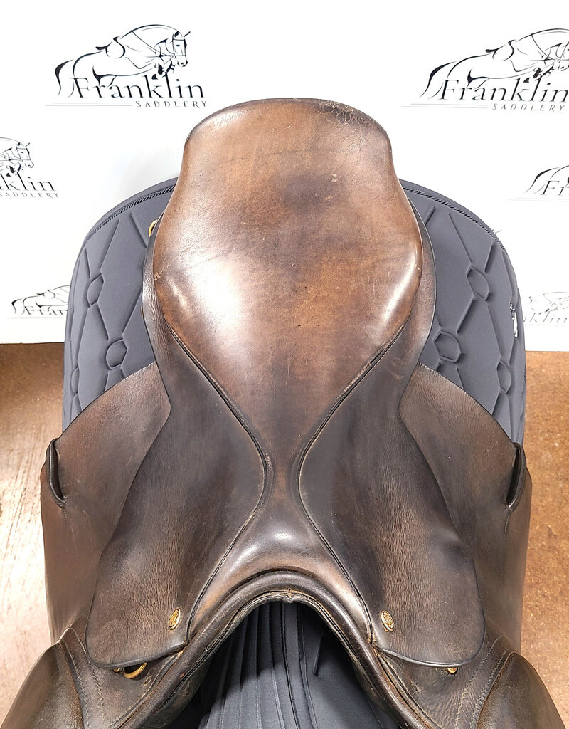 Black Country All Purpose English Saddle 17" Seat Consignment #898