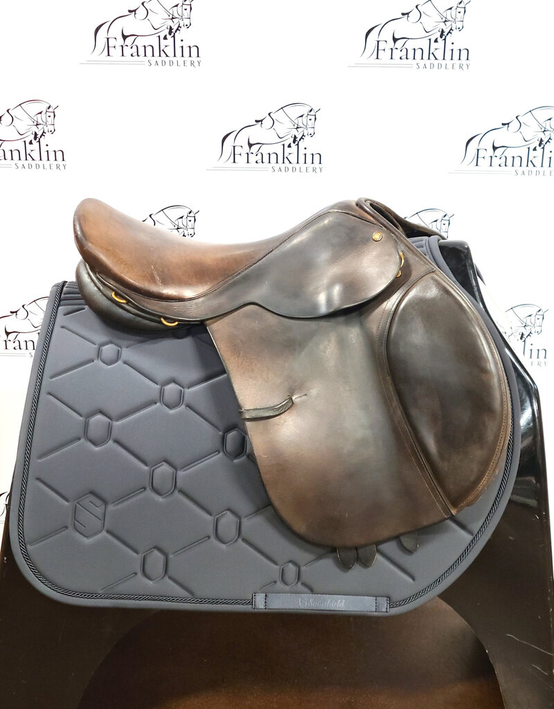 Black Country All Purpose English Saddle 17" Seat Consignment #898