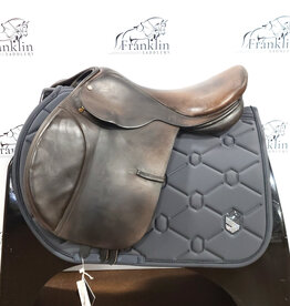 Black Country All Purpose English Saddle 17" Seat Consignment #898